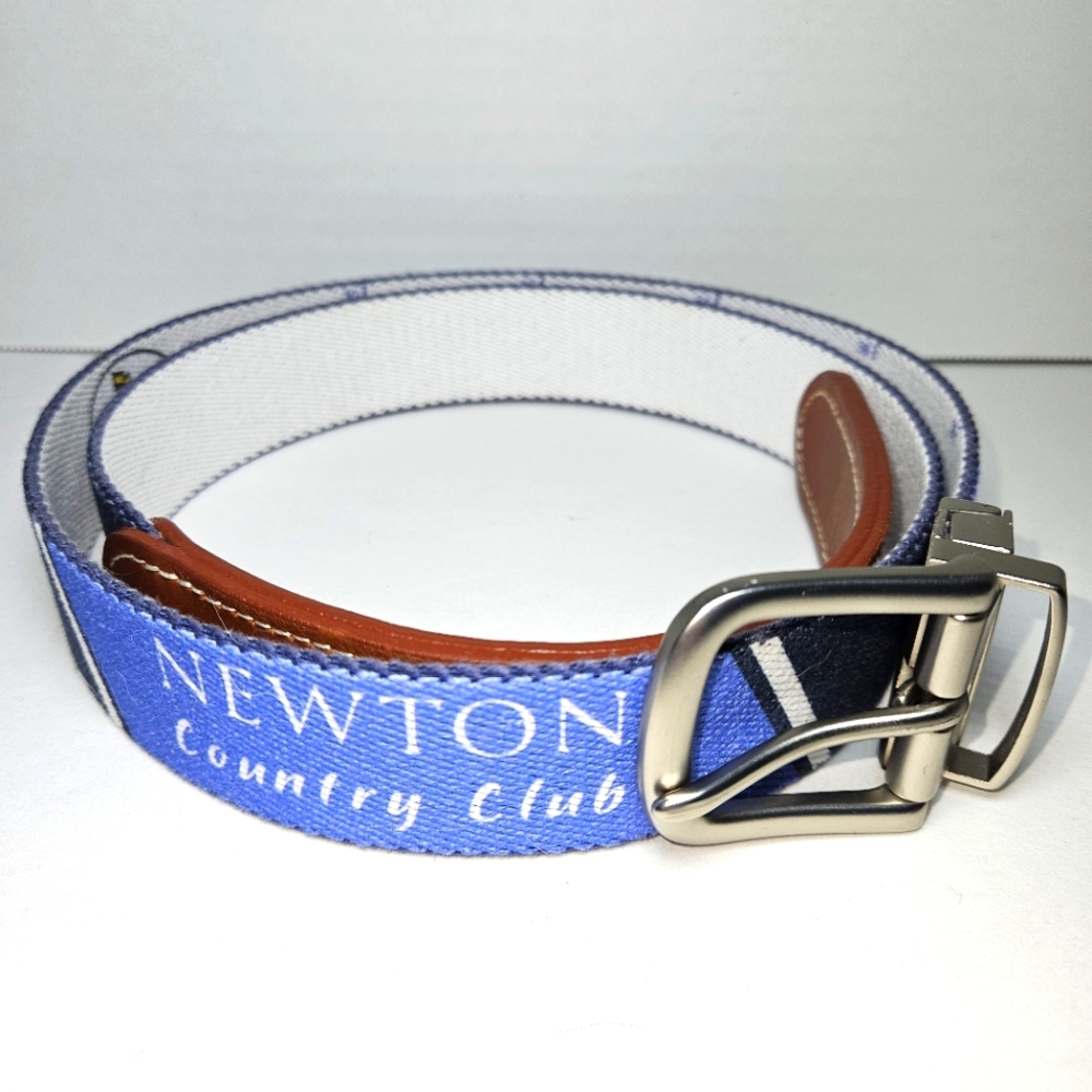 Newton Country Club Mens Golf Belt by Doc Murphy Sz 40 Adjustable Leather
